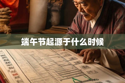 端午节起源于什么时候 端午节起源于什么时候