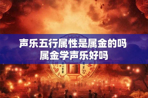 声乐五行属性是属金的吗 属金学声乐好吗 声乐五行属性是属金的吗 属金学声乐好吗