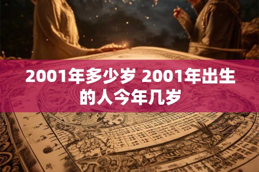 2001年多少岁 2001年出生的人今年几岁