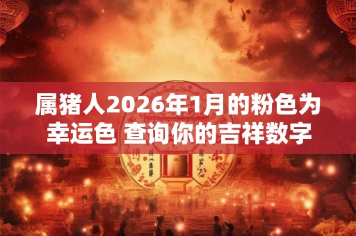 属猪人2026年1月的粉色为幸运色 查询你的吉祥数字 属猪人2026年1月的粉色为幸运色 查询你的吉祥数字
