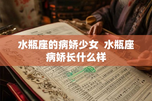 水瓶座的病娇少女  水瓶座病娇长什么样