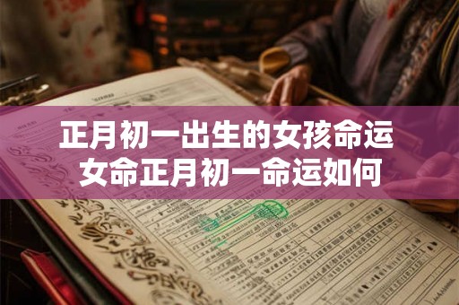 正月初一出生的女孩命运 女命正月初一命运如何 正月初一出生的女孩命运 女命正月初一命运如何