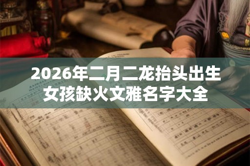 2026年二月二龙抬头出生女孩缺火文雅名字大全