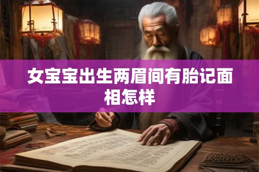女宝宝出生两眉间有胎记面相怎样