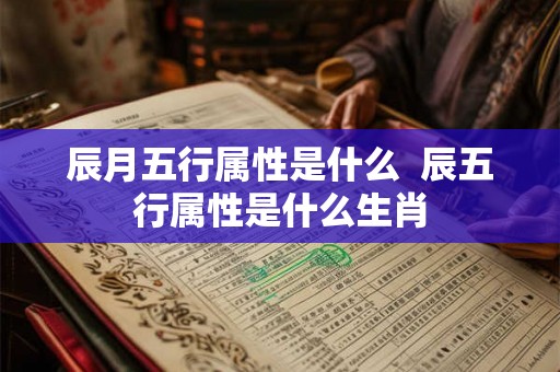 辰月五行属性是什么  辰五行属性是什么生肖
