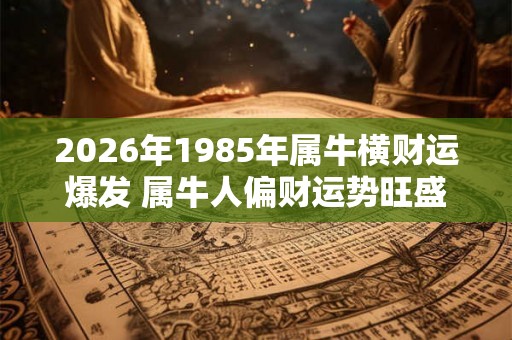 2026年1985年属牛横财运爆发 属牛人偏财运势旺盛吗