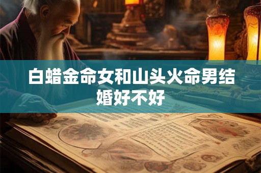 白蜡金命女和山头火命男结婚好不好