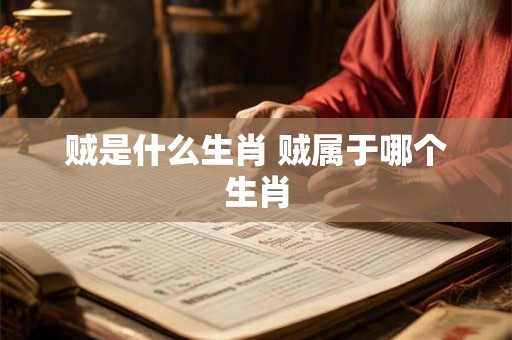 贼是什么生肖 贼属于哪个生肖 贼是什么生肖 贼属于哪个生肖