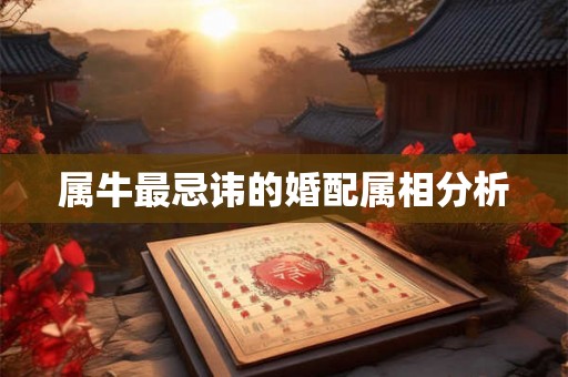 属牛最忌讳的婚配属相分析 属牛最忌讳的婚配属相分析