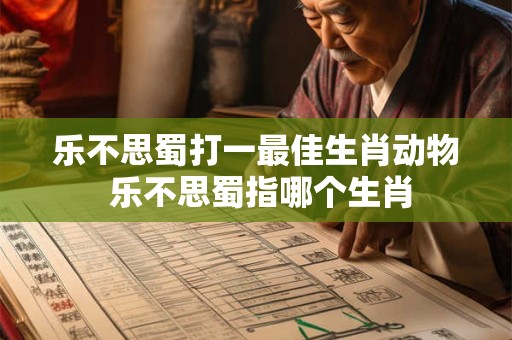 乐不思蜀打一最佳生肖动物 乐不思蜀指哪个生肖