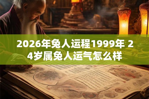 2026年兔人运程1999年 24岁属兔人运气怎么样 2026年兔人运程1999年 24岁属兔人运气怎么样