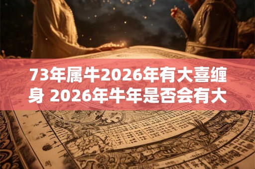 73年属牛2026年有大喜缠身 2026年牛年是否会有大喜