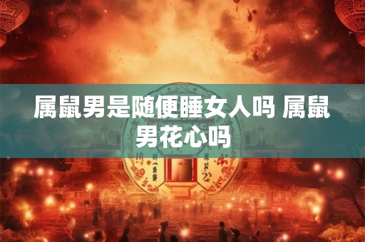 属鼠男是随便睡女人吗 属鼠男花心吗