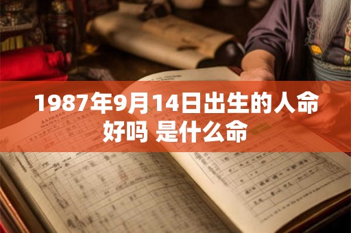 1987年9月14日出生的人命好吗 是什么命