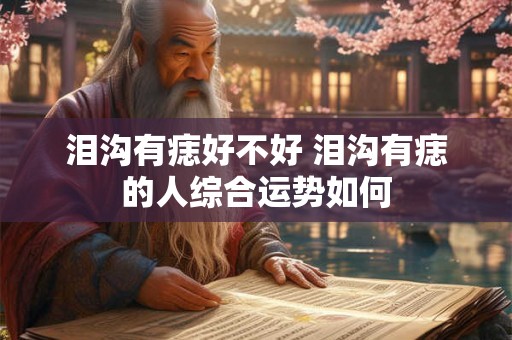 泪沟有痣好不好 泪沟有痣的人综合运势如何