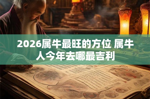 2026属牛最旺的方位 属牛人今年去哪最吉利 2026属牛最旺的方位 属牛人今年去哪最吉利