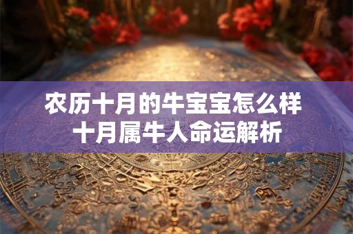 农历十月的牛宝宝怎么样 十月属牛人命运解析