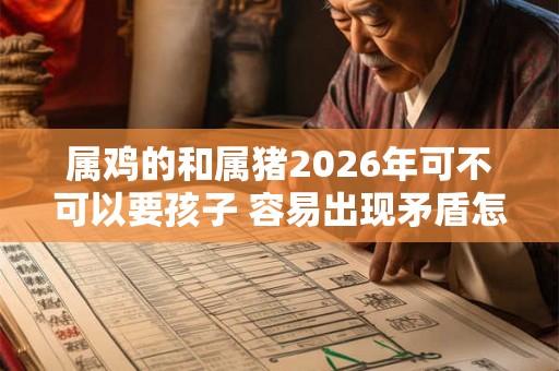 属鸡的和属猪2026年可不可以要孩子 容易出现矛盾怎么办