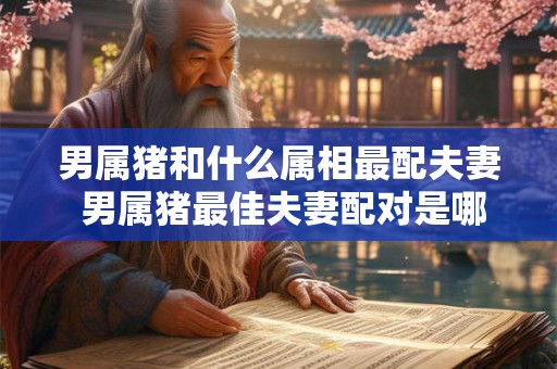 男属猪和什么属相最配夫妻 男属猪最佳夫妻配对是哪个属相