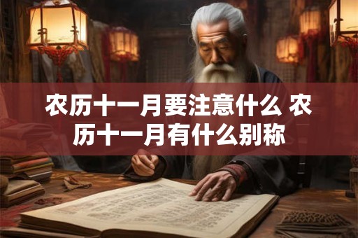农历十一月要注意什么 农历十一月有什么别称 农历十一月要注意什么 农历十一月有什么别称