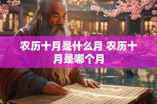 农历十月是什么月 农历十月是哪个月 农历十月是什么月 农历十月是哪个月