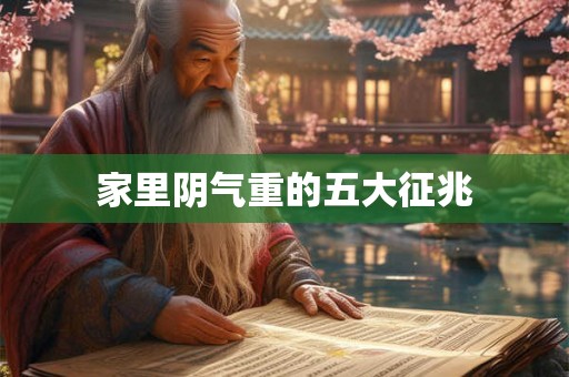 家里阴气重的五大征兆