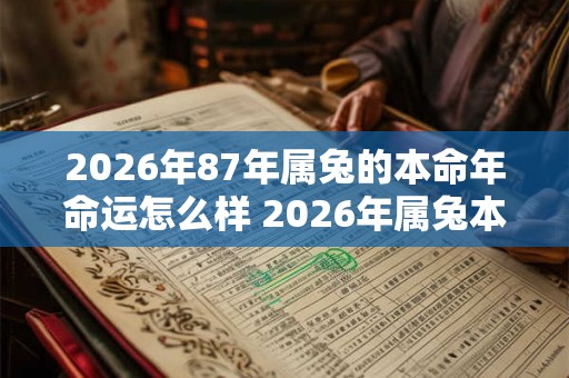 2026年87年属兔的本命年命运怎么样 2026年属兔本命年命运如何 2026年87年属兔的本命年命运怎么样 2026年属兔本命年命运如何