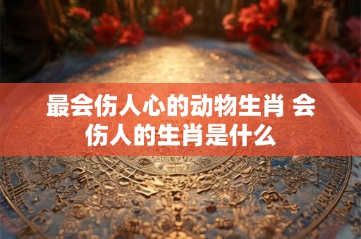 最会伤人心的动物生肖 会伤人的生肖是什么