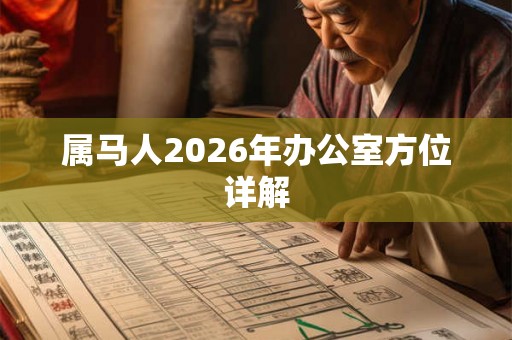 属马人2026年办公室方位详解 属马人2026年办公室方位详解
