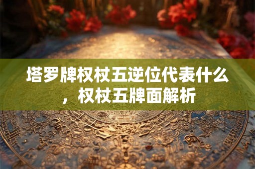 塔罗牌权杖五逆位代表什么，权杖五牌面解析