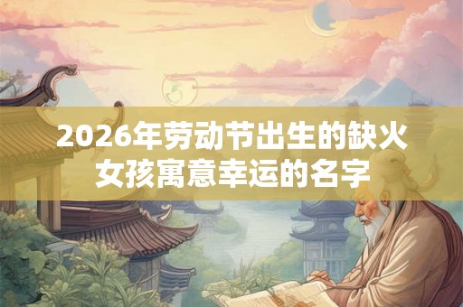 2026年劳动节出生的缺火女孩寓意幸运的名字