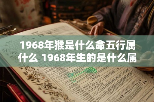 1968年猴是什么命五行属什么 1968年生的是什么属相属于哪个五行