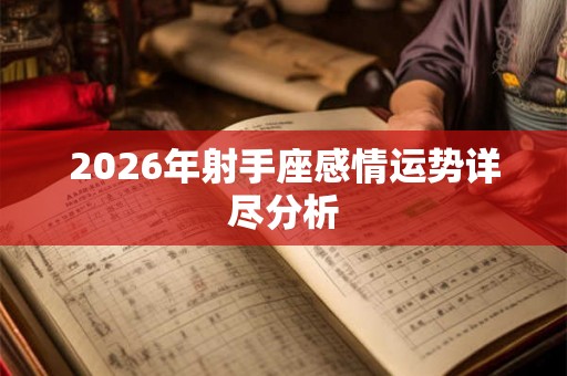 2026年射手座感情运势详尽分析