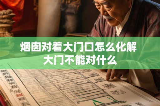 烟囱对着大门口怎么化解 大门不能对什么