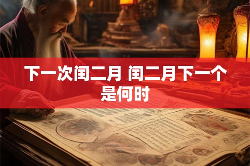 下一次闰二月 闰二月下一个是何时 下一次闰二月 闰二月下一个是何时