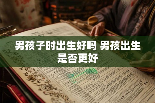 男孩子时出生好吗 男孩出生是否更好
