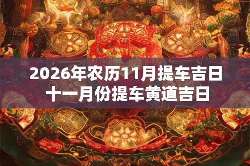 2026年农历11月提车吉日 十一月份提车黄道吉日 2026年农历11月提车吉日 十一月份提车黄道吉日
