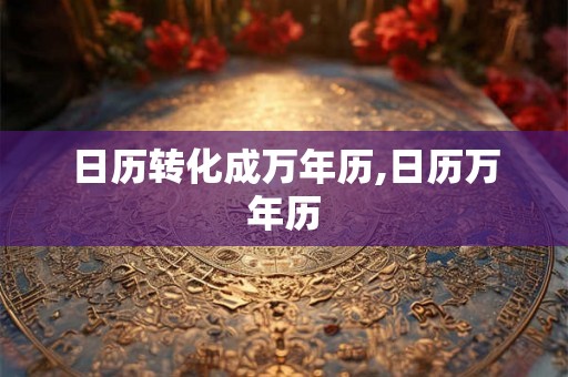 日历转化成万年历,日历万年历