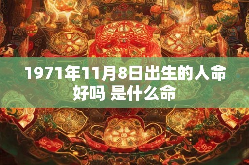 1971年11月8日出生的人命好吗 是什么命