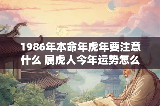 1986年本命年虎年要注意什么 属虎人今年运势怎么样