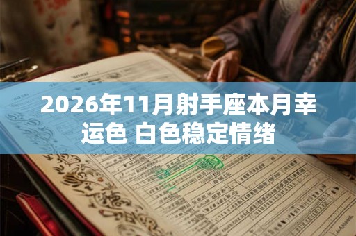 2026年11月射手座本月幸运色 白色稳定情绪