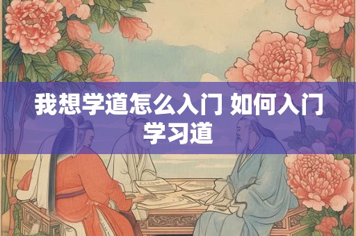 我想学道怎么入门 如何入门学习道