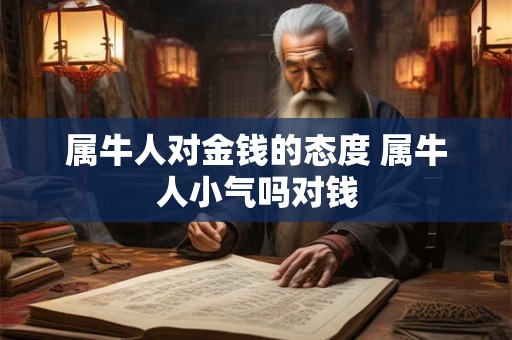 属牛人对金钱的态度 属牛人小气吗对钱