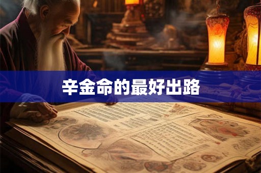 辛金命的最好出路