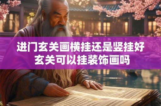 进门玄关画横挂还是竖挂好 玄关可以挂装饰画吗 进门玄关画横挂还是竖挂好 玄关可以挂装饰画吗