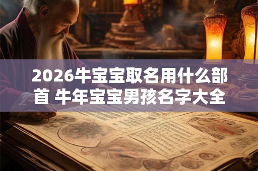 2026牛宝宝取名用什么部首 牛年宝宝男孩名字大全