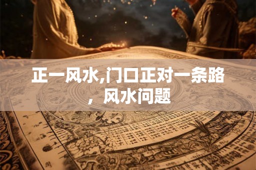 正一风水,门口正对一条路，风水问题