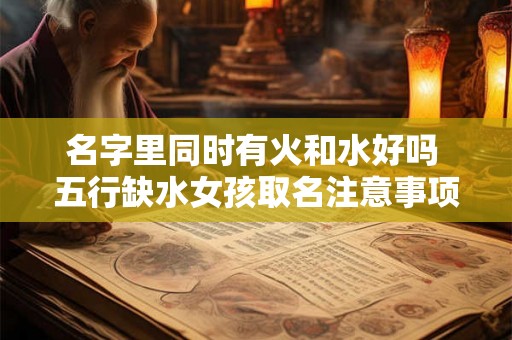 名字里同时有火和水好吗 五行缺水女孩取名注意事项