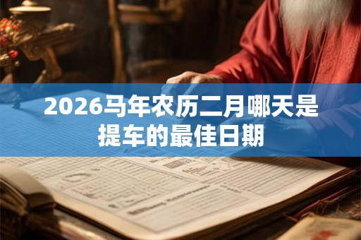 2026马年农历二月哪天是提车的最佳日期