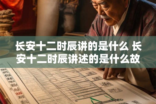 长安十二时辰讲的是什么 长安十二时辰讲述的是什么故事